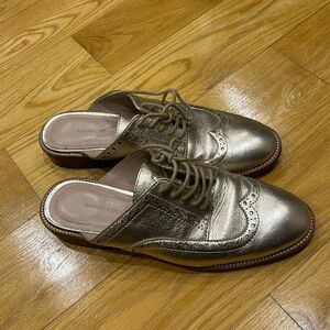 Banana Republic Metallic Brogue Oxford Mule - Women’s 7